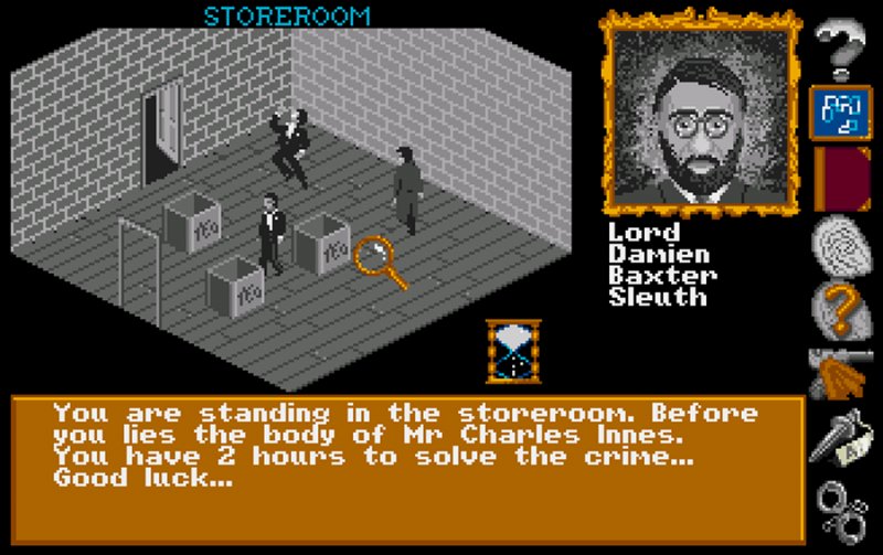 Murder 1990 detective game game adaptation