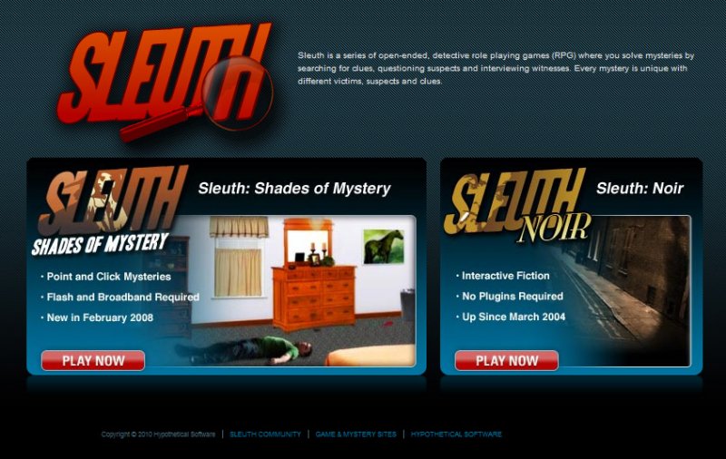 Sleuth 2006 detective game review