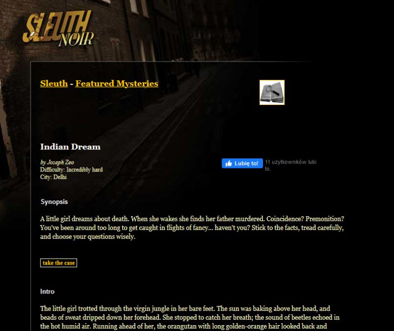 Sleuth 2006 detective game free online game