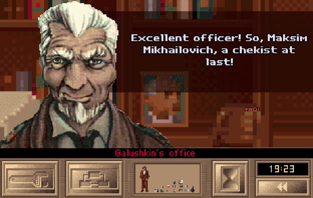 KGB 1992 detective game game about