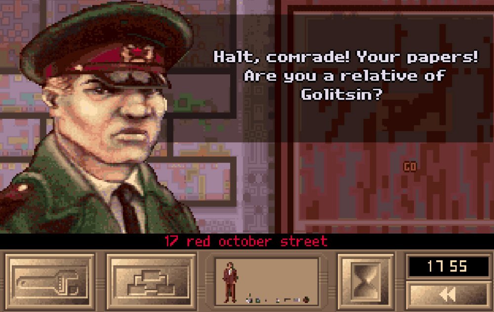 KGB 1992 detective game inspired game