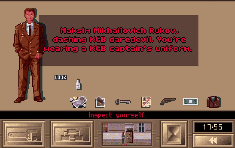 KGB 1992 detective game game about