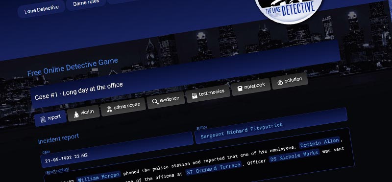 online detective game free